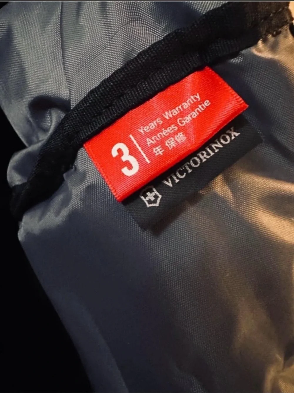 Victorinox Black Duffel Bag with Reflective Accents